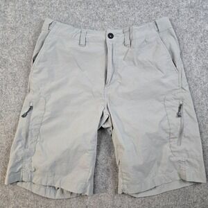 Gramicci Ripstop Cargo Shorts Mens 32 Skater 11" Zippers‎ Tech Nylon Stretch